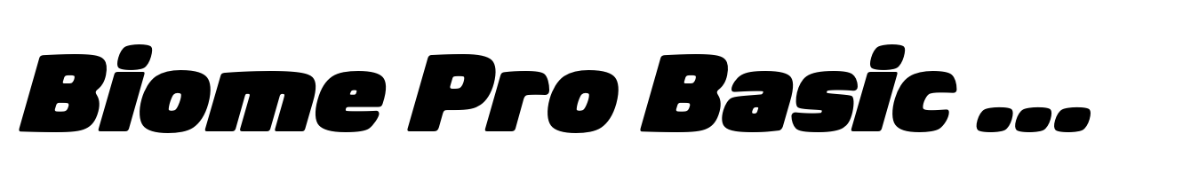 Biome Pro Basic Ultra Italic